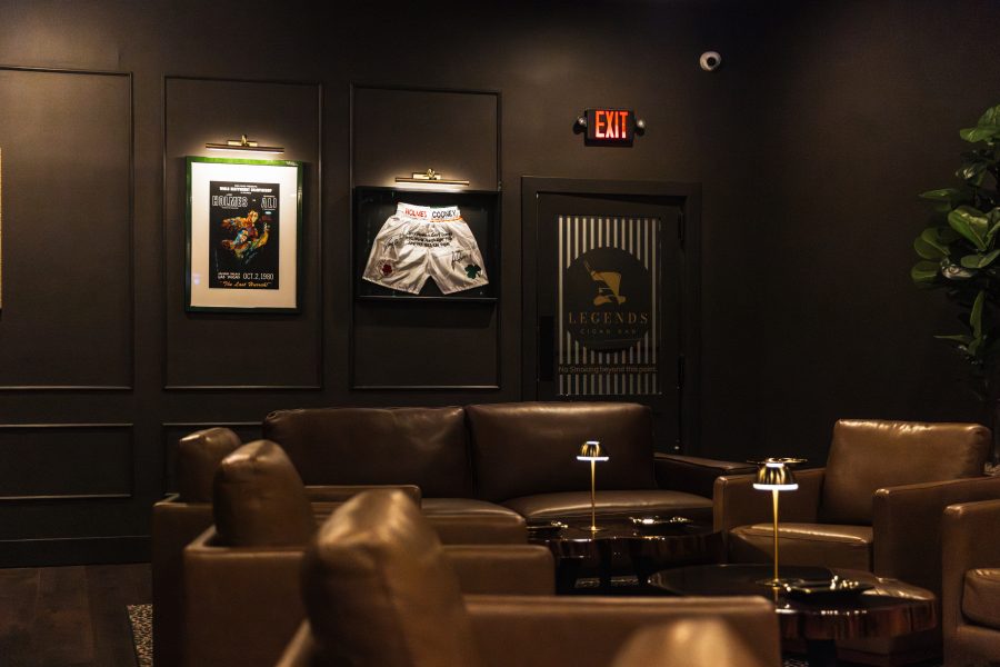 A quiet corner of the lounge